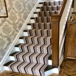 Stair carpet by Brockways in Dimensions Stripe