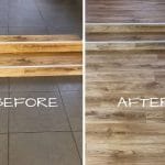 Quick-Step LVT click plank over existing ceramic floor