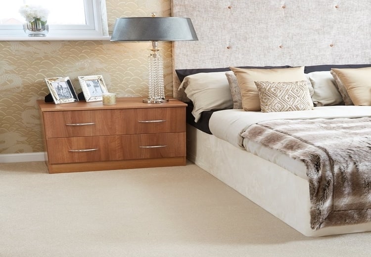 Bedroom carpet by Abingdon Stainfree range.