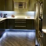 Kitchen floor in Karndean luxury vinyl tile Opus Range.