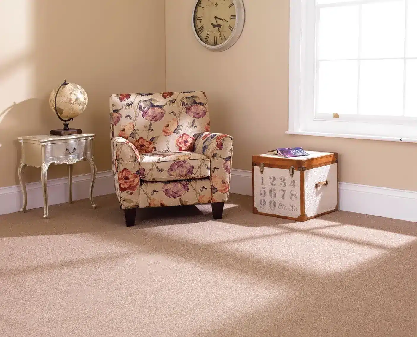 Cavalier Carpets Distinctions Stain-less Carpet in Warm Neautral for Kids Rooms