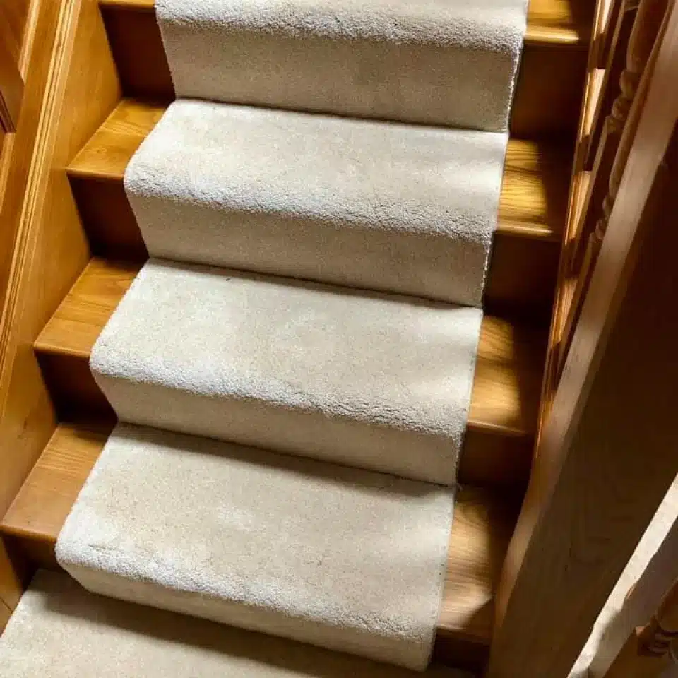 Abingdon Carpets Stair Runner Beige Stain Resistant Carpet