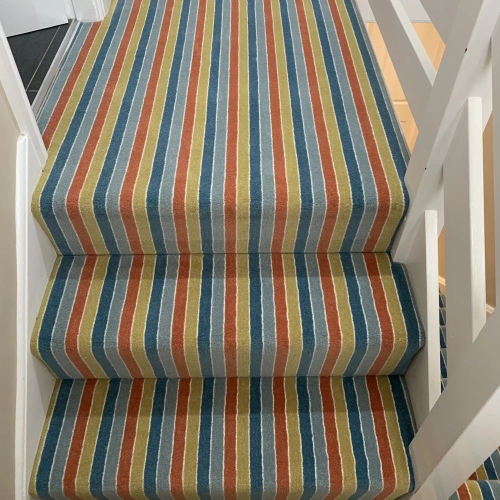 Adams Carpets Stripe Staircase Carpet
