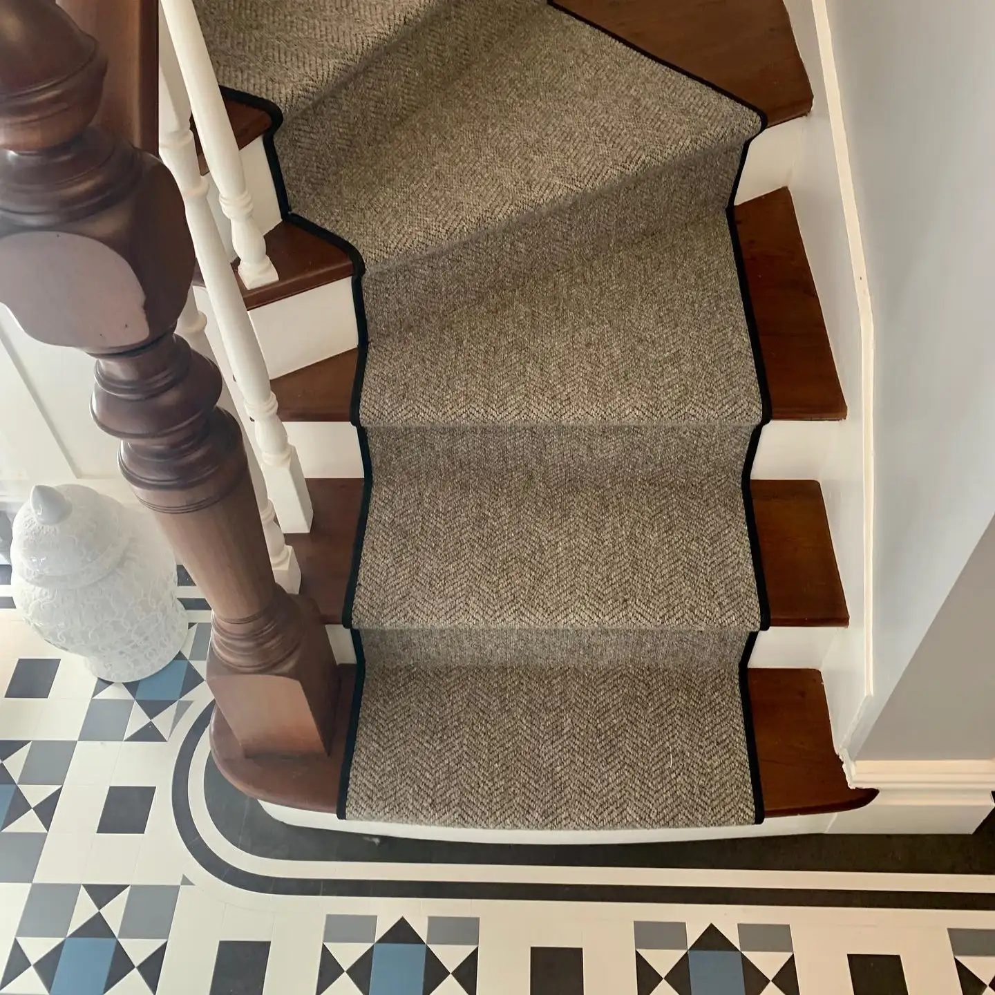 Herringbone Stair Runner