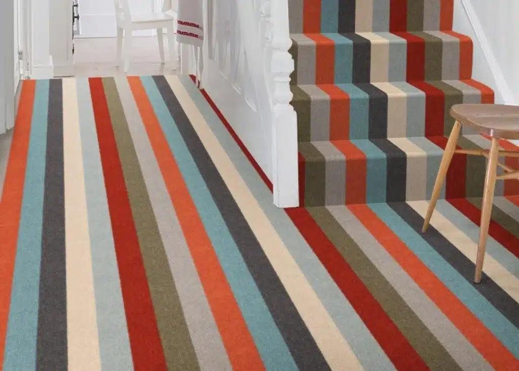 Margo Selby Striped Carpet in Frolic Minnis Carpet, Alternative Carpets