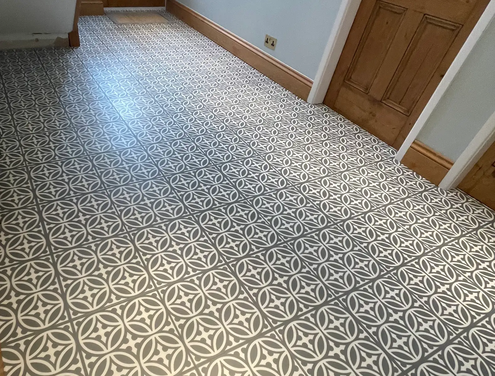 Grey Patterned Floor