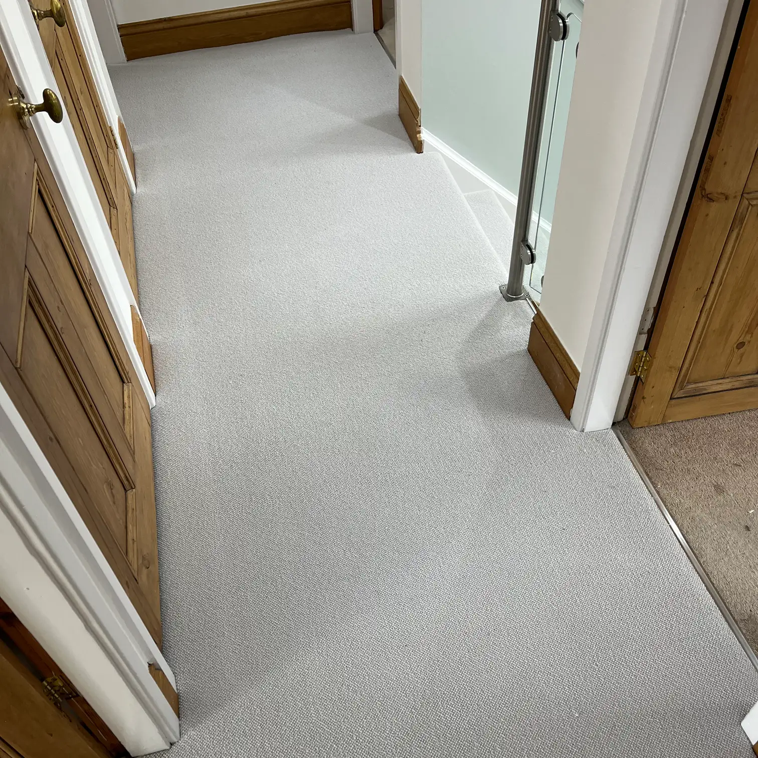 Grey Hallway & Stair Carpet