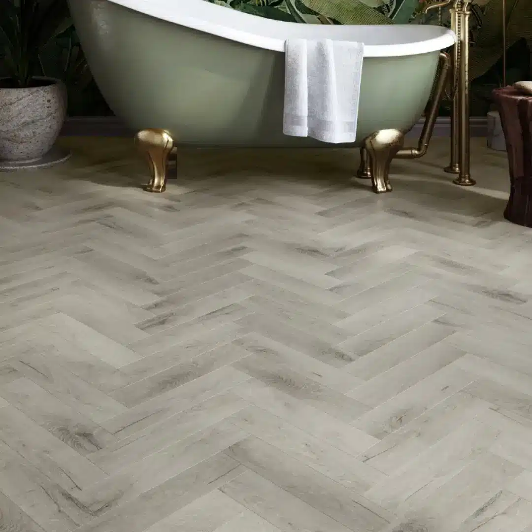 Invictus Luxury Vinyl Flooring in Royal Oak Dove Parquet