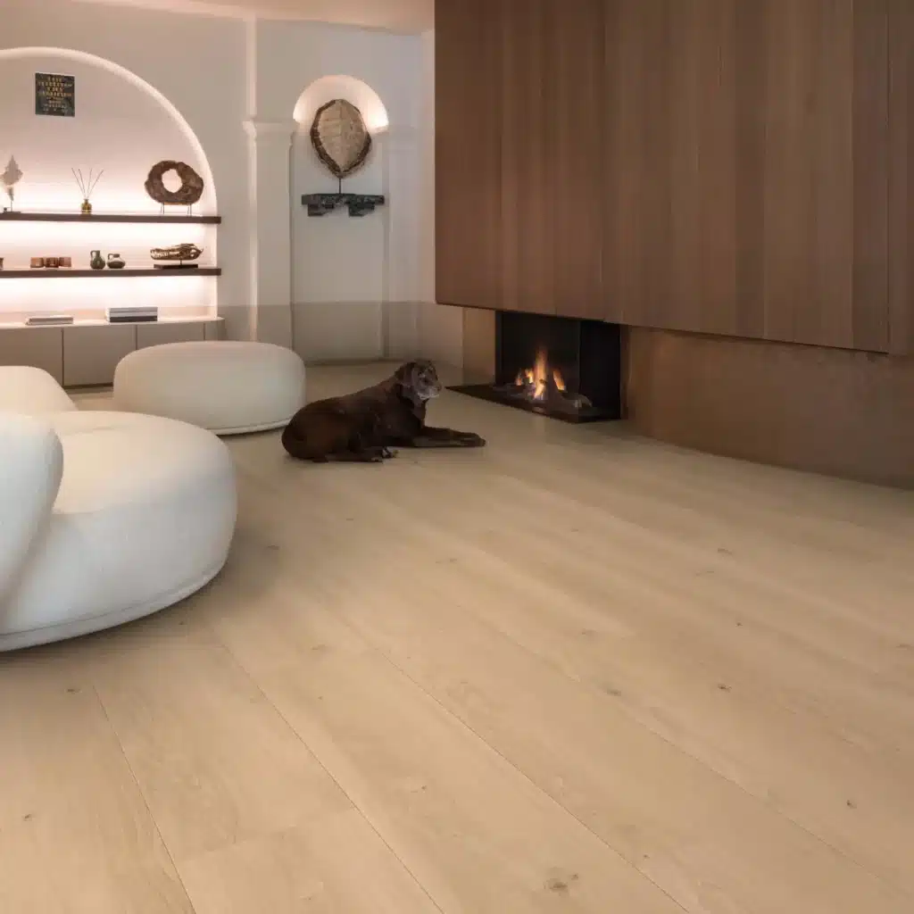 Coretec Fire and Dog - XL-End Range in Kylemore Wood-Look Luxury Vinyl