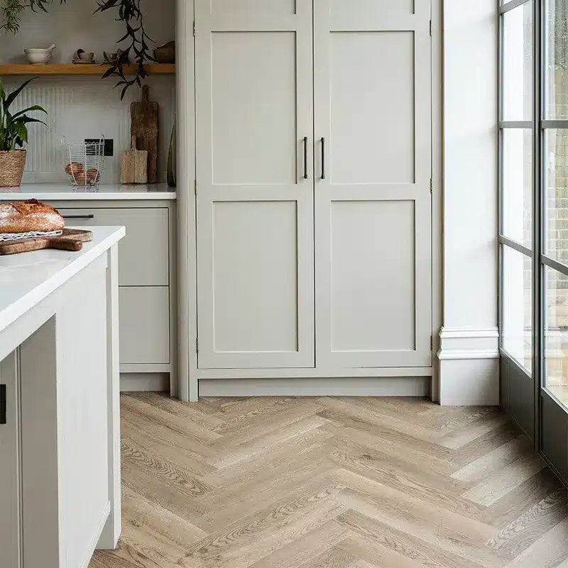 Harvey Maria Flooring - Kiln Collection, Cord Herringbone LVT Tile